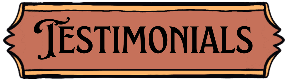 Testimonials section banner